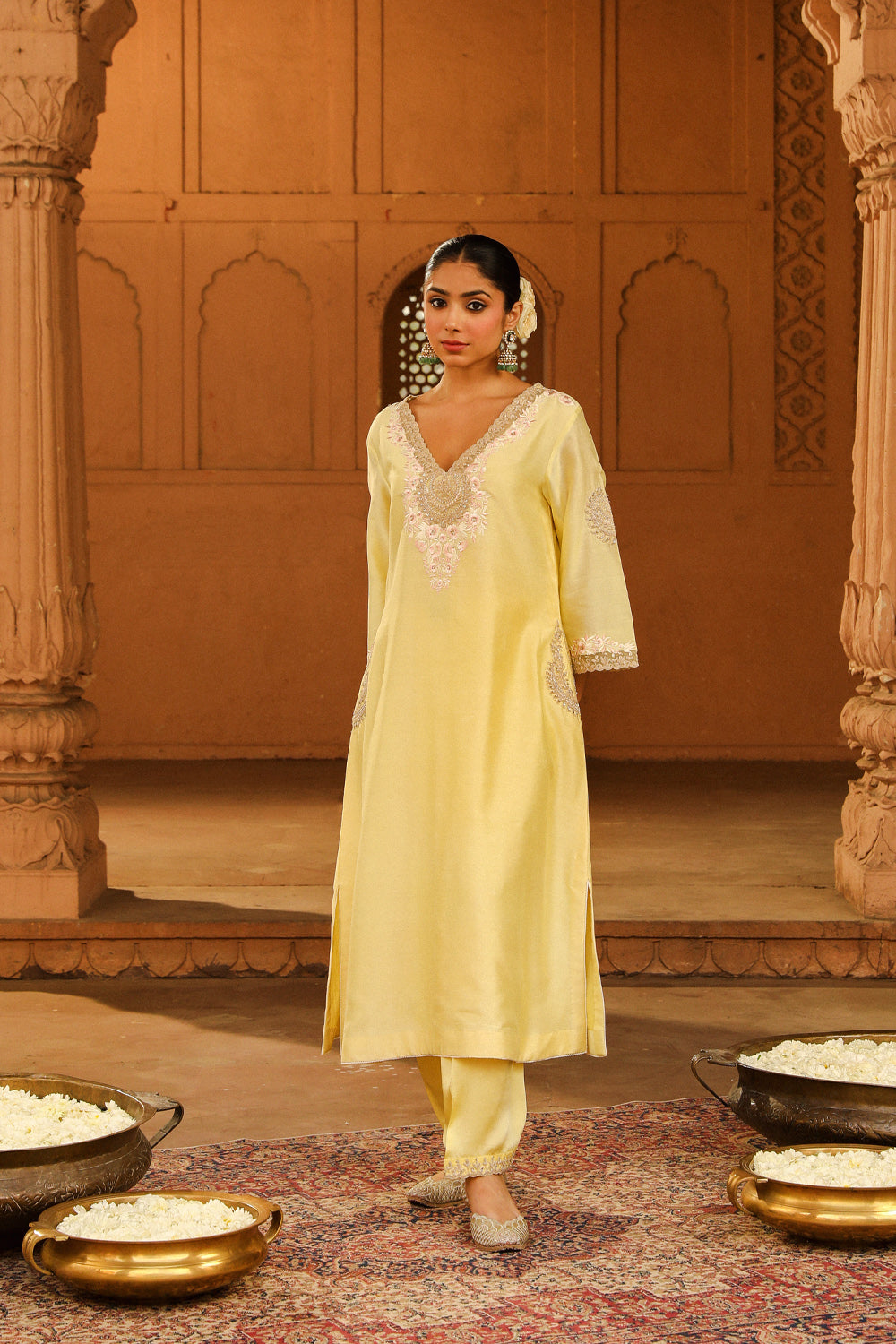 A-line chauga with salwar