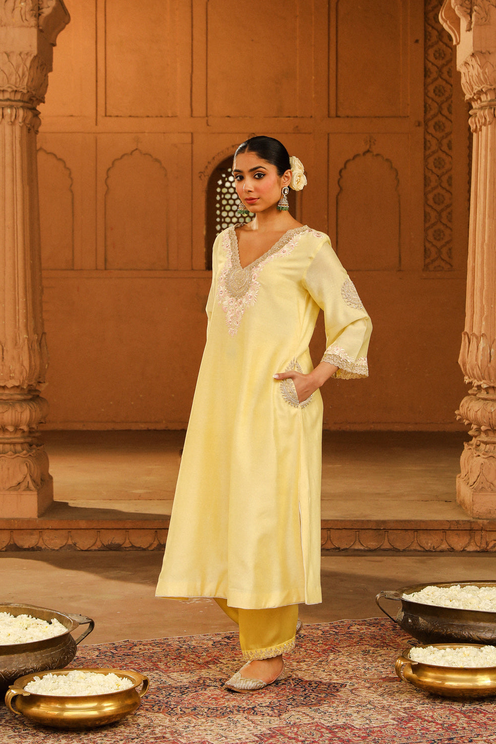 A-line chauga with salwar