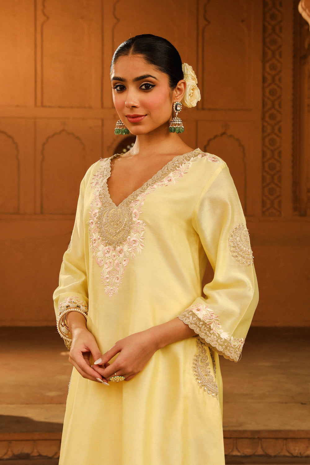 A-line chauga with salwar