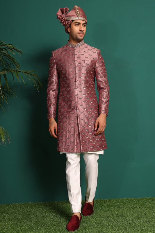 Dusty Pink Sherwani