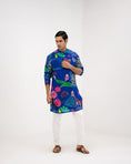 Load image into Gallery viewer, Marine Kurta Pant Set|Kurta
