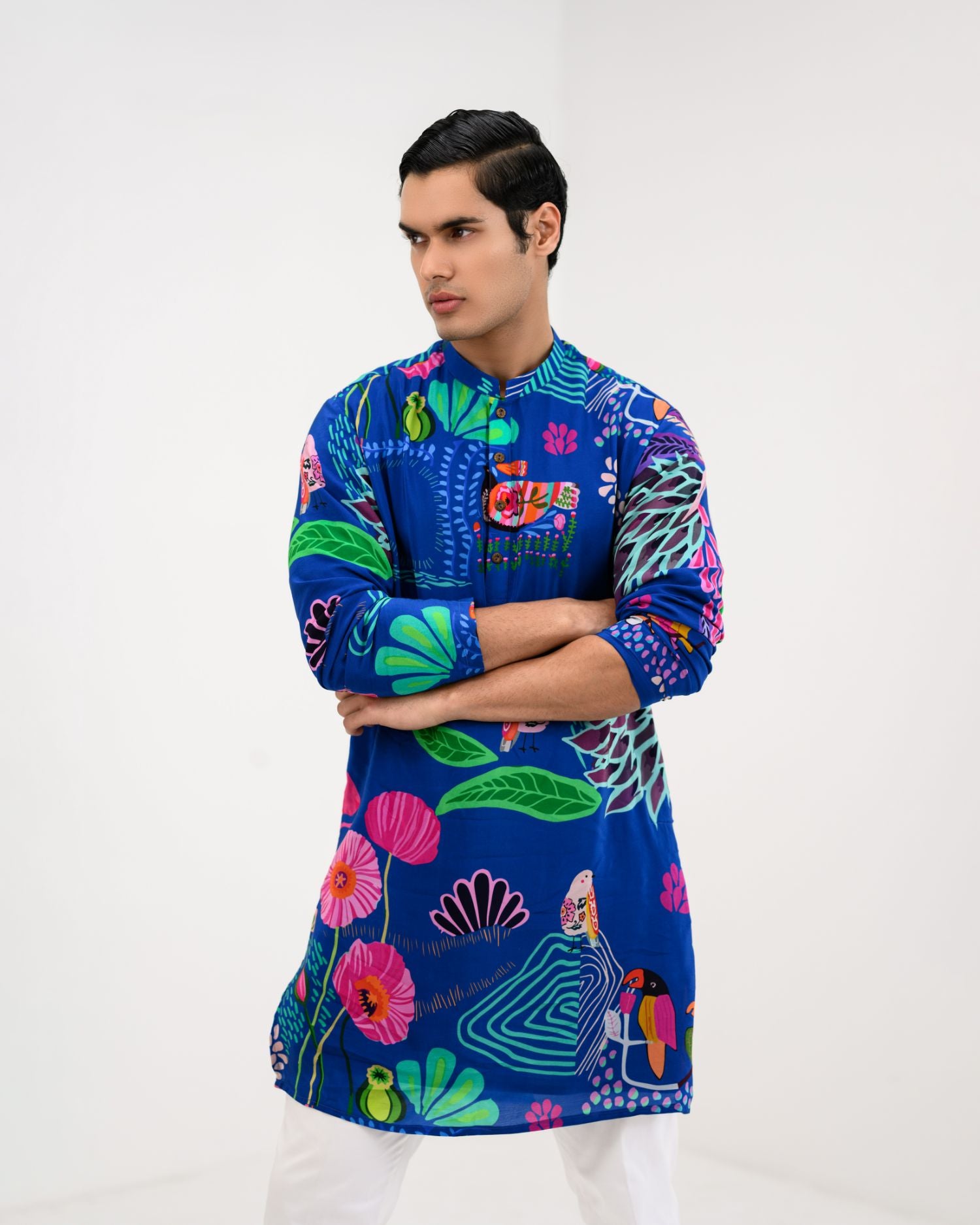 Marine Kurta Pant Set|Kurta