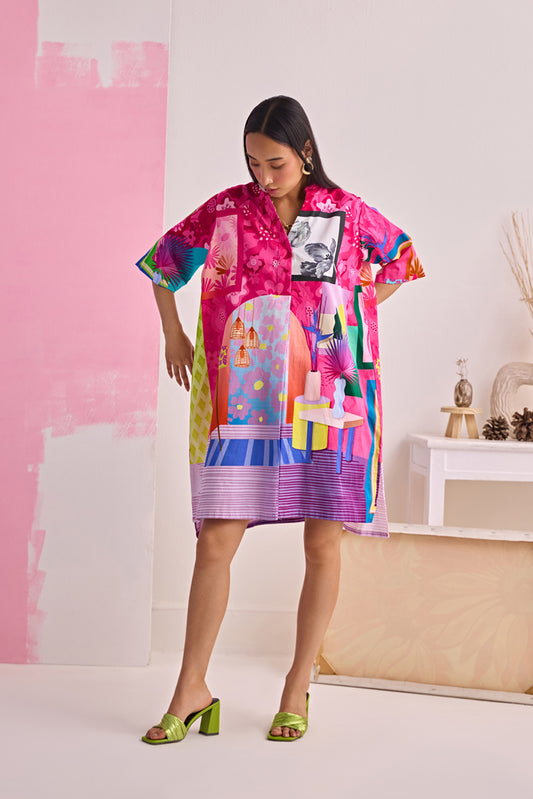 Technicolor Homescape Easy Dress