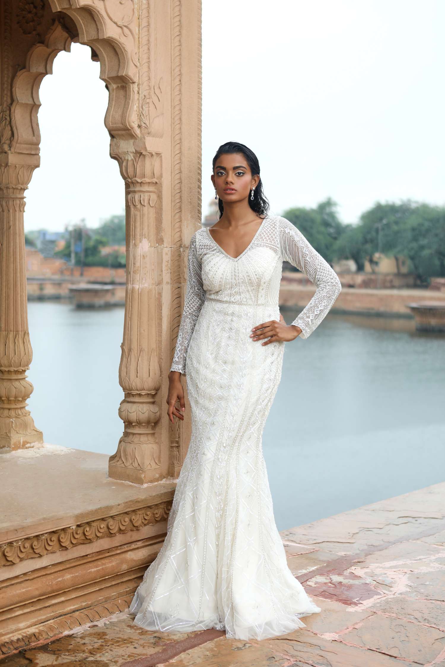 Ivory Mermaid Gown