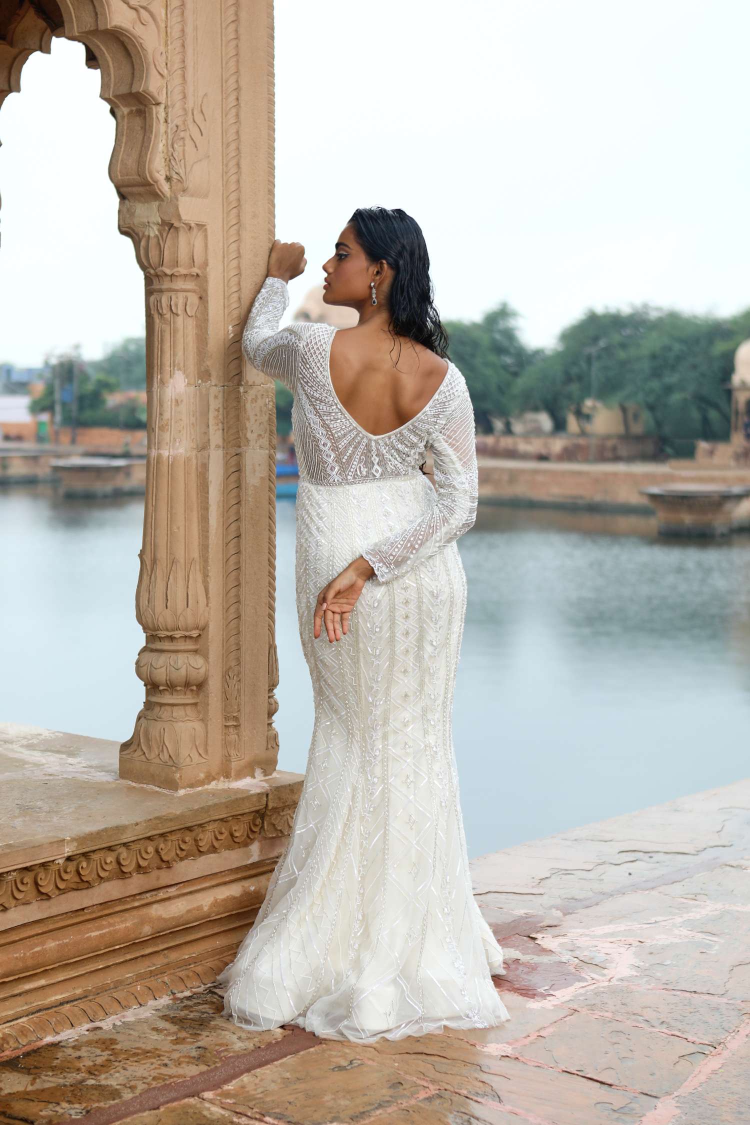 Ivory Mermaid Gown