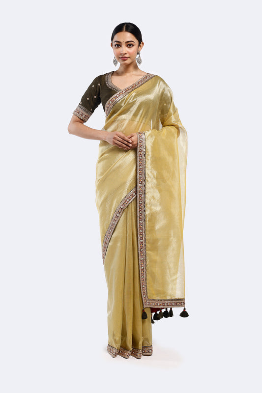 Embellished Zari Kota Saree