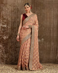 Load image into Gallery viewer, Pink & Wine Saree & Blouse Set
