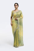 Load image into Gallery viewer, Gold Cutdana Gradient Saree
