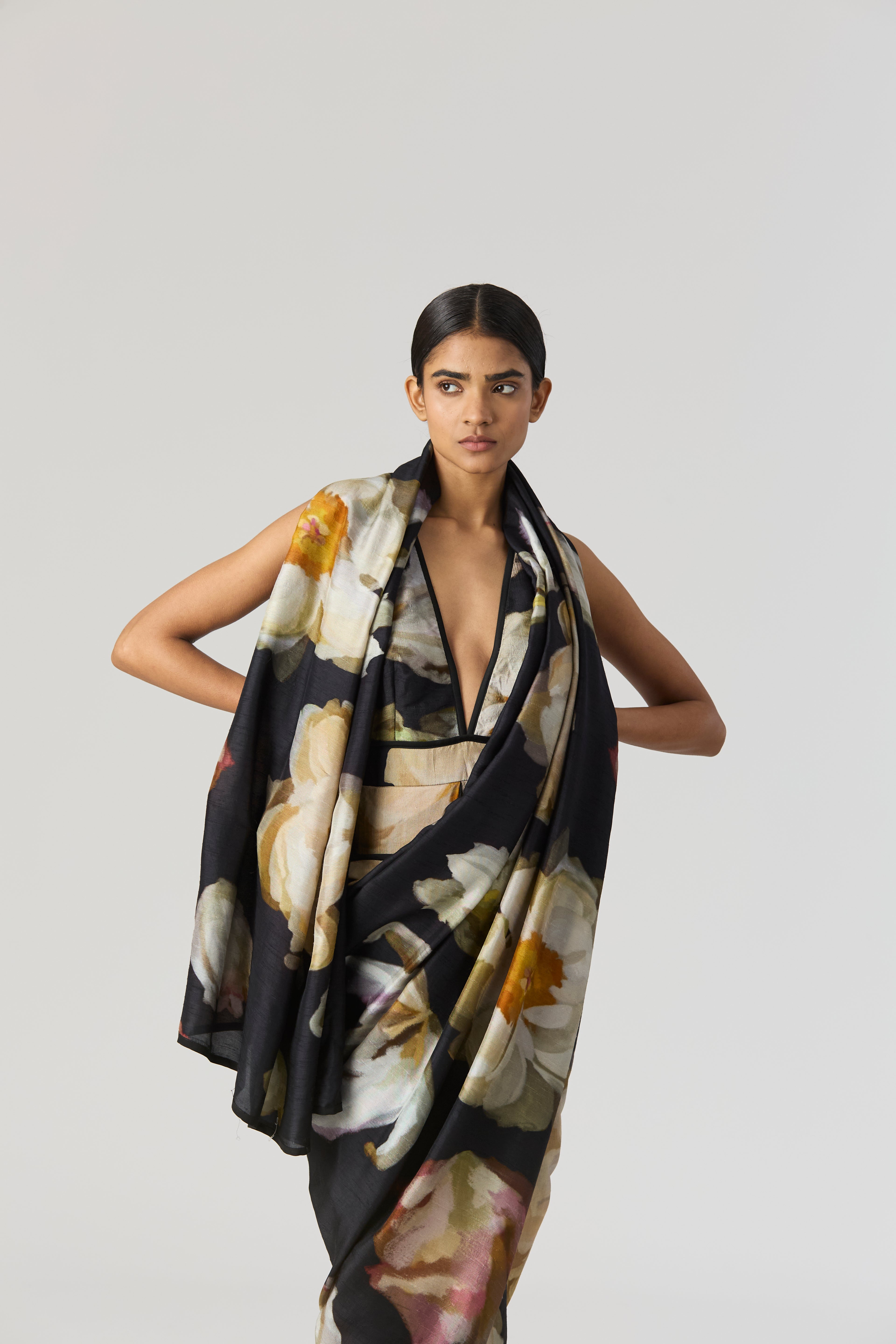 Viva Fiori Pre-Draped Saree