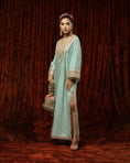 Load image into Gallery viewer, Sea Green & Baby Pink Kurta Kaftan
