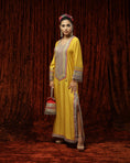 Load image into Gallery viewer, Lomon Yellow & Rani Pink Kurta Kaftan
