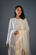 Load image into Gallery viewer, White Embroidered Kurta Set
