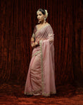 Load image into Gallery viewer, Old Rose & Maroon Saree & Blouse Set
