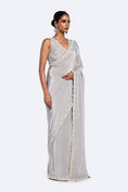 Load image into Gallery viewer, Bedecked Crepe Saree
