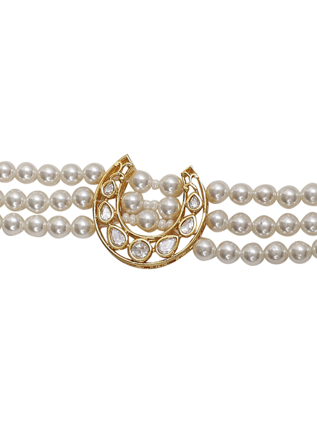 Le Eleonora Pearl &Kundan Bracelet