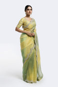 Load image into Gallery viewer, Gold Cutdana Gradient Saree
