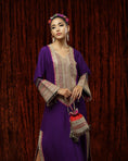 Load image into Gallery viewer, Purple & Red Kurta Kaftan
