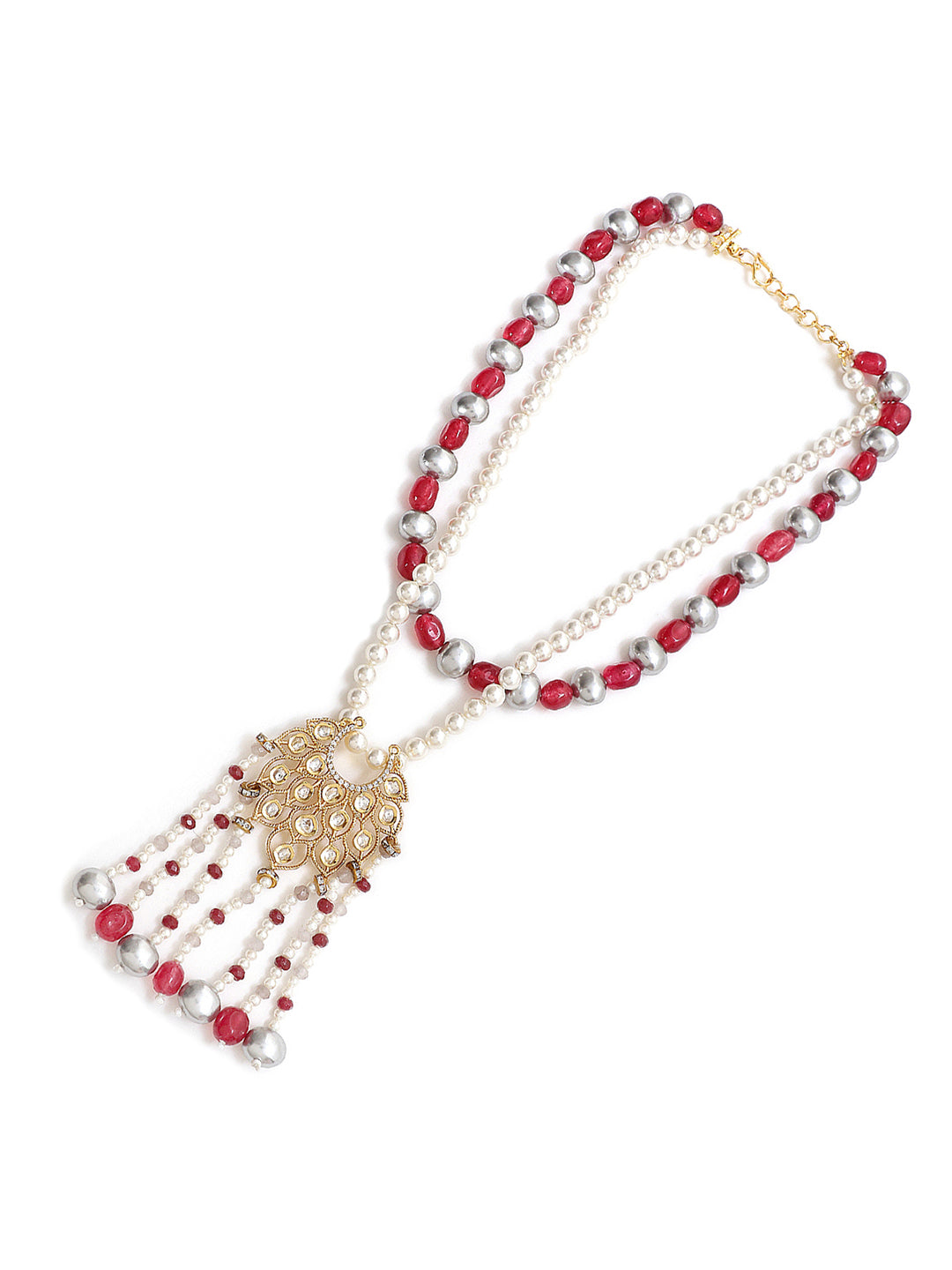 Le Neoma Pearl & Kundan Necklace