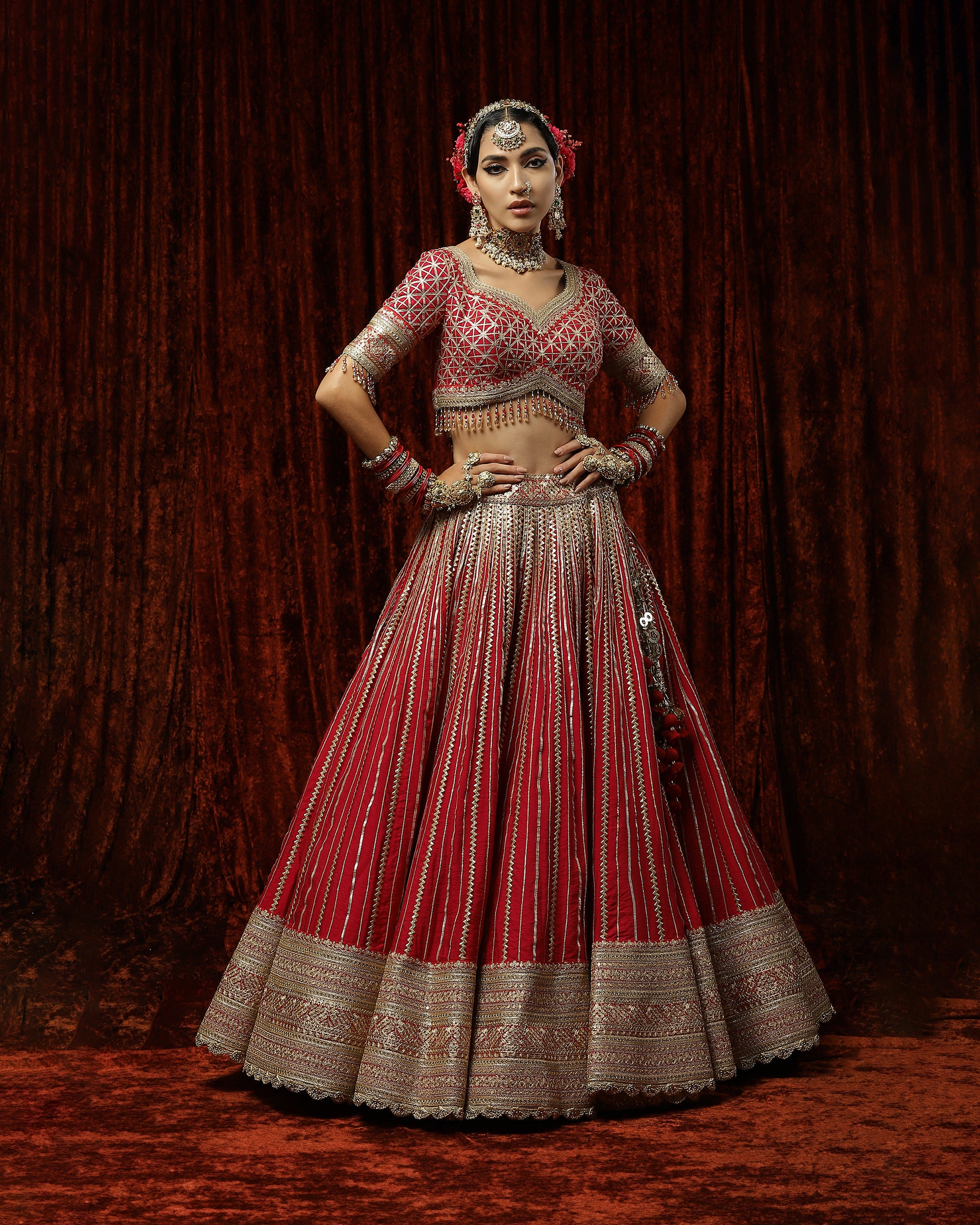 Musk Rose lehenga set