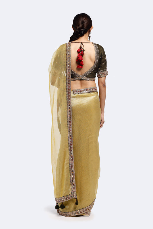 Embellished Zari Kota Saree