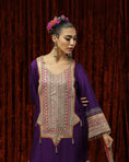 Load image into Gallery viewer, Purple & Orange Kurta Kaftan
