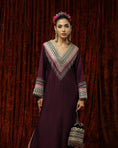 Load image into Gallery viewer, Wine,Rani Pink & Blue Kurta Kaftan
