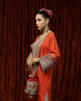 Load image into Gallery viewer, Orange & Rani Pink Kurta Kaftan
