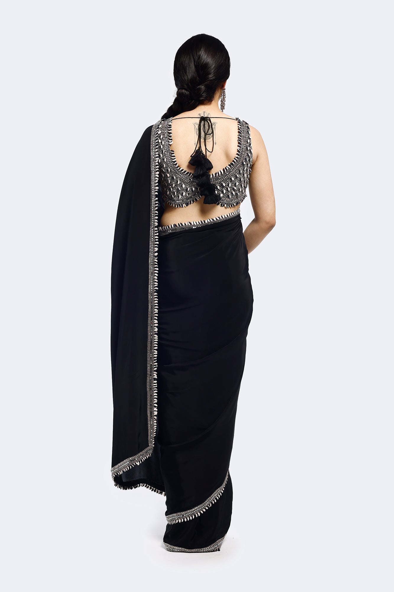 Buta Crepe Saree