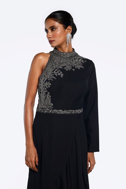 Astor Mono-Sleeve Gown