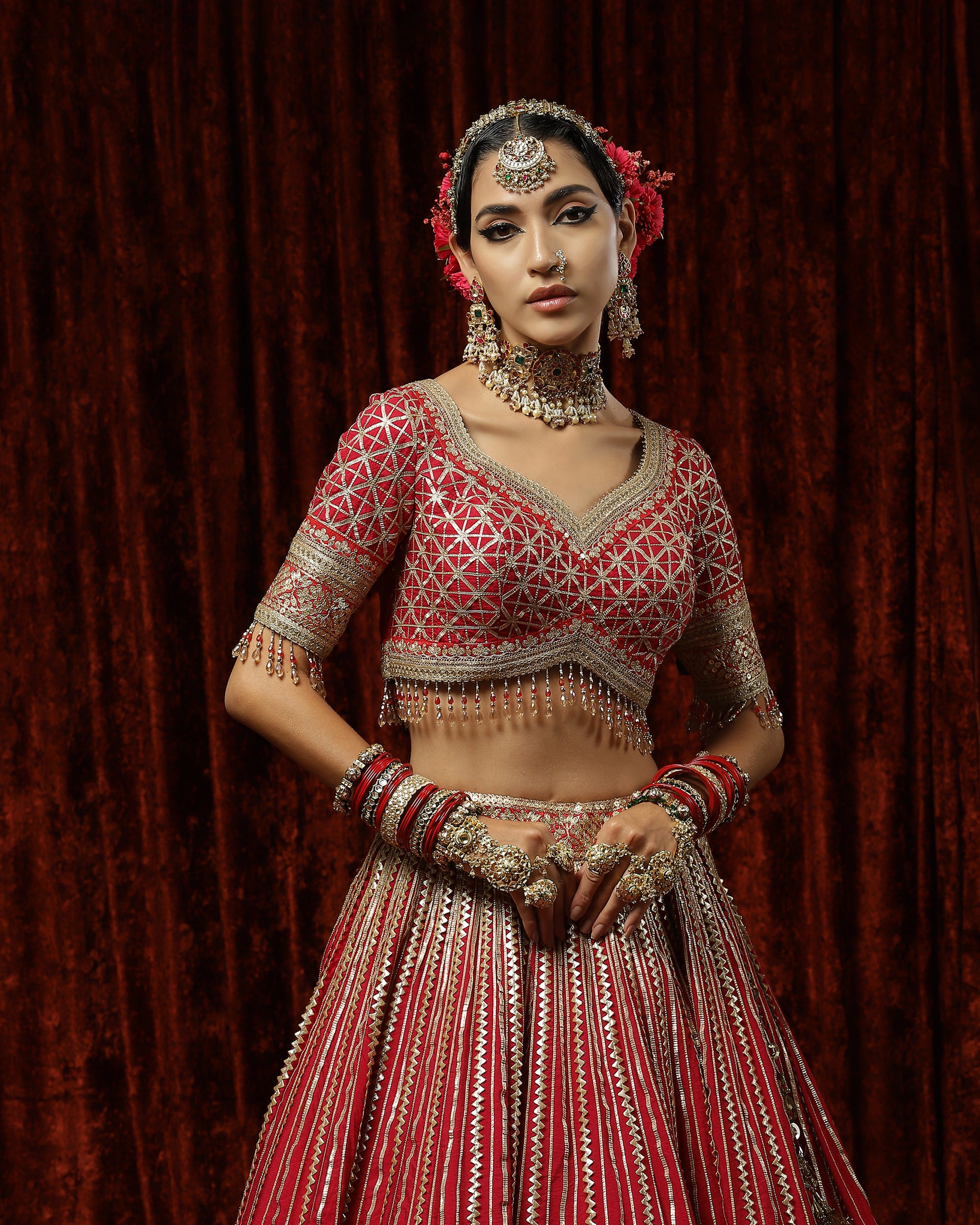 Musk Rose lehenga set