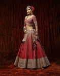 Load image into Gallery viewer, Musk Rose lehenga set
