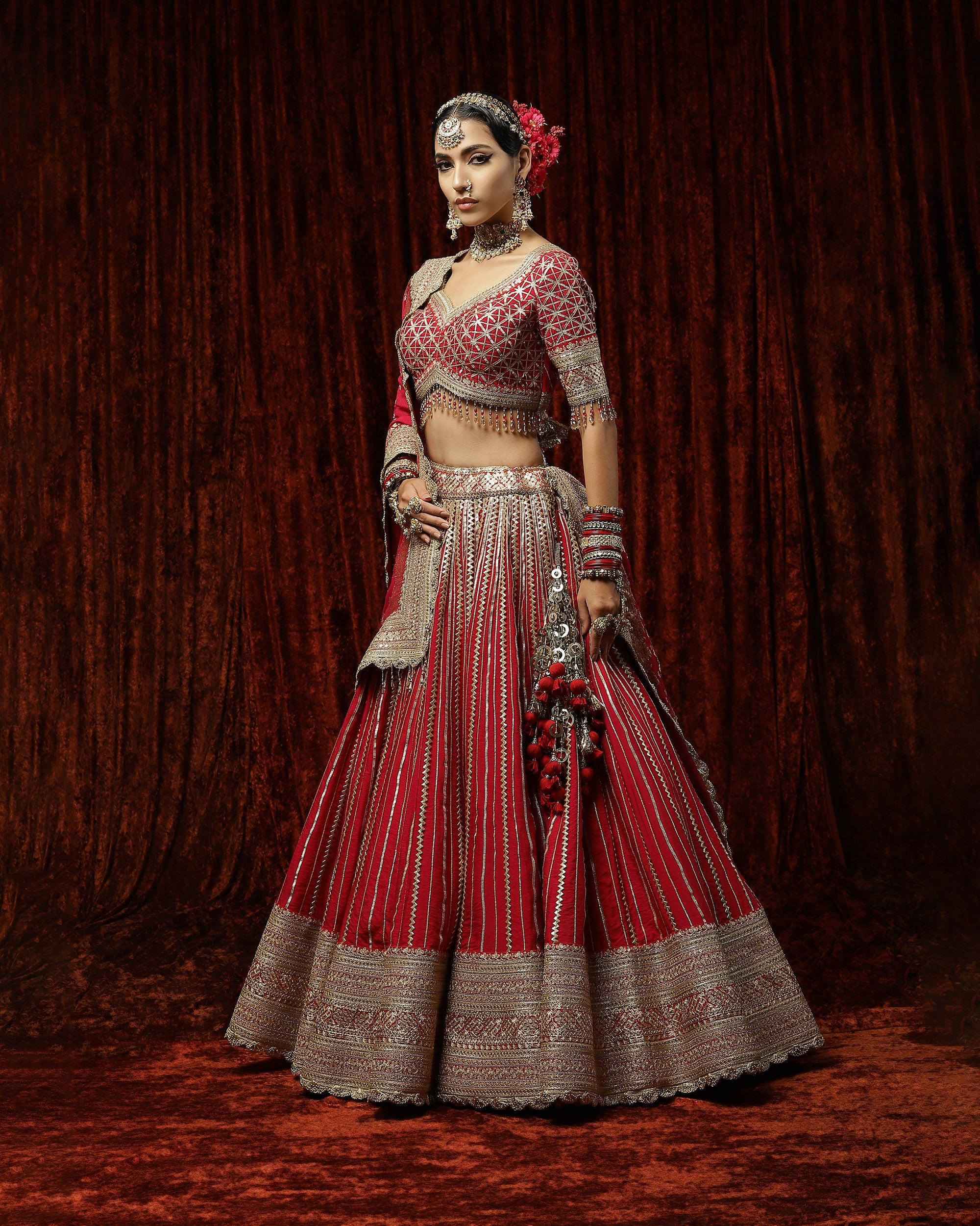 Musk Rose lehenga set