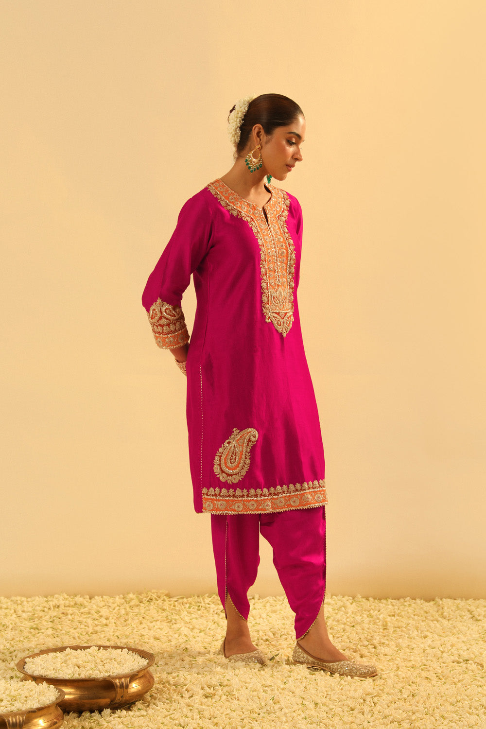 Anjum - Short Kurta with Dhoti