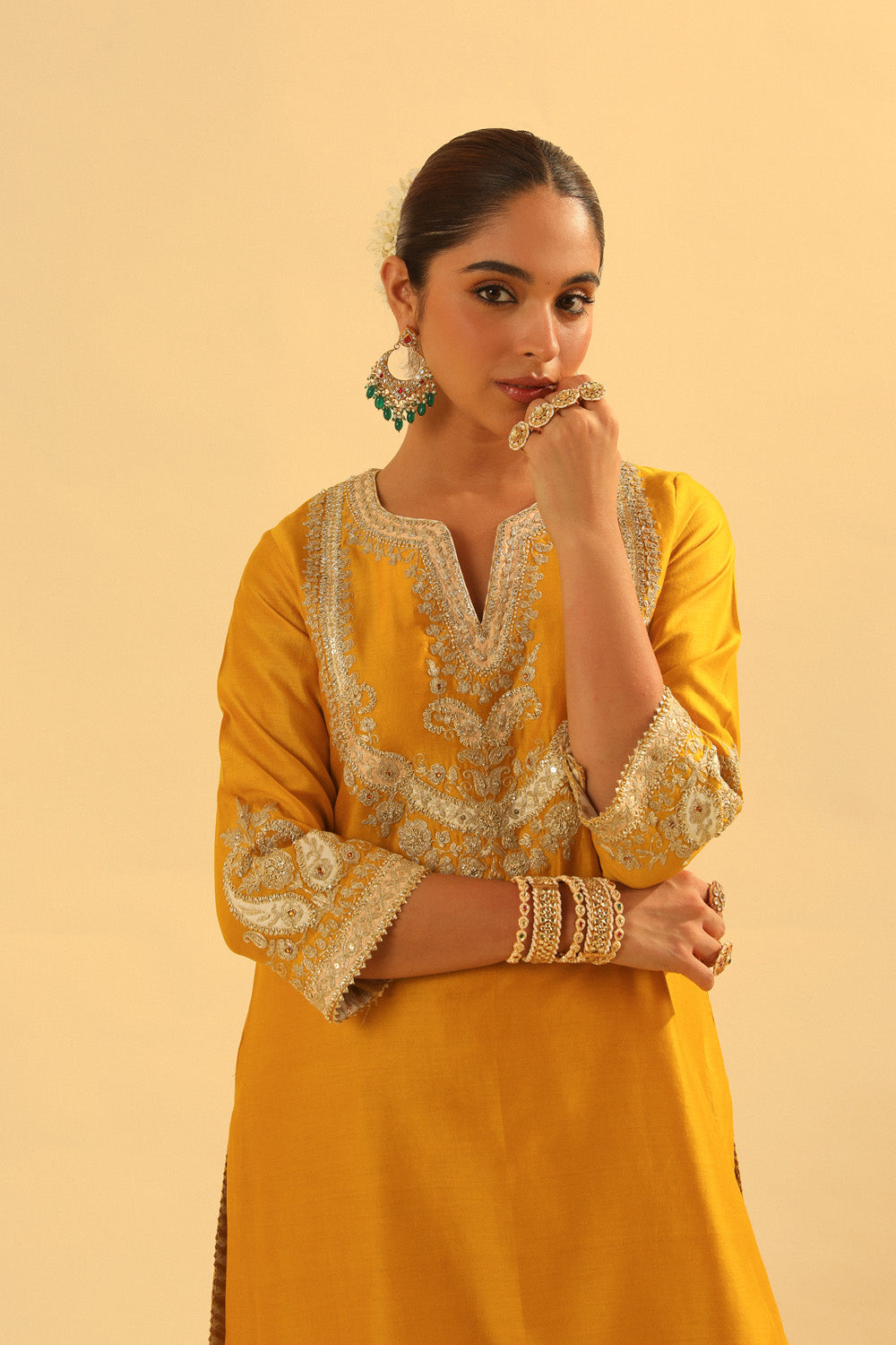 Aashna - Short Kurta with Dhoti