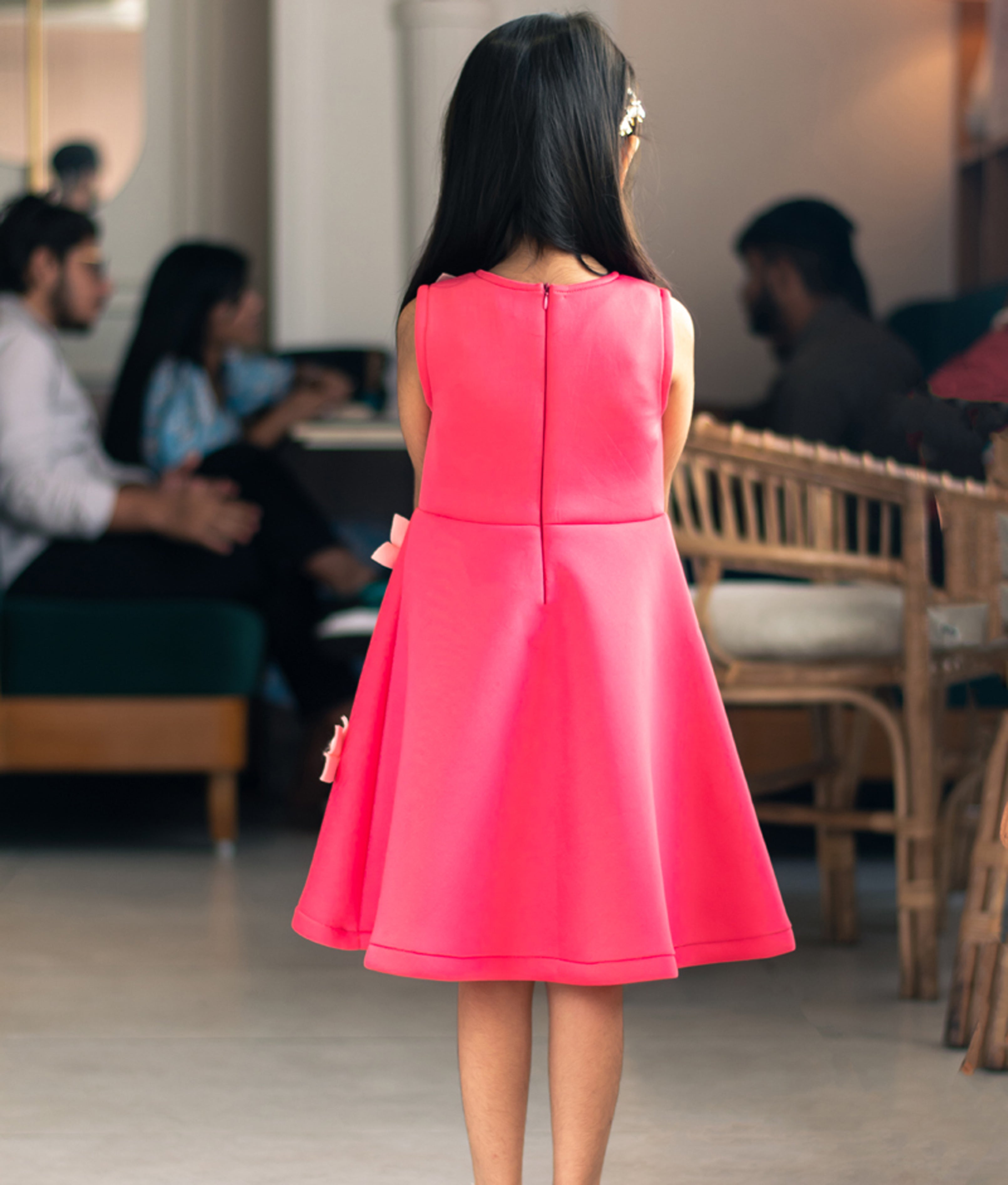 Pink Neoprene Dress