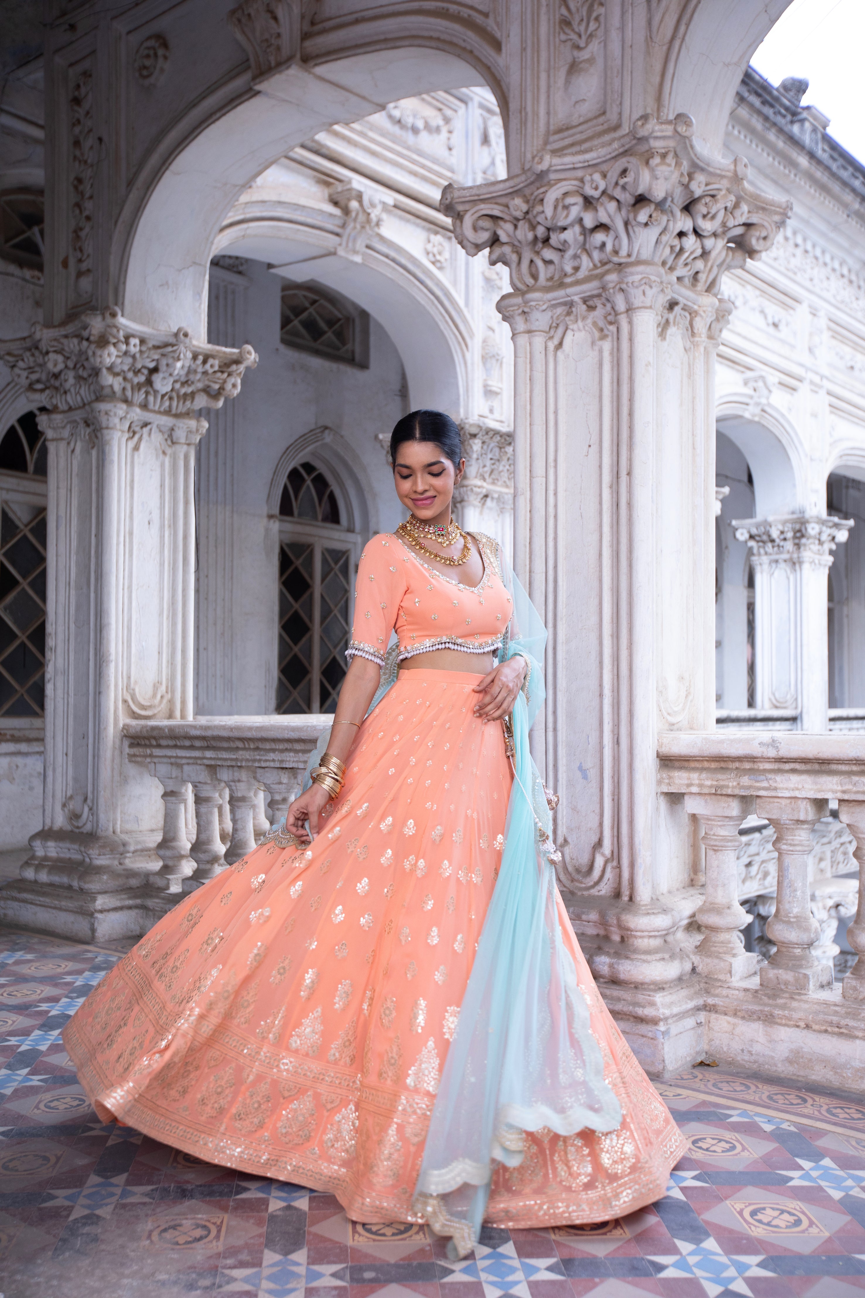 Lehenga Blouse Dupatta