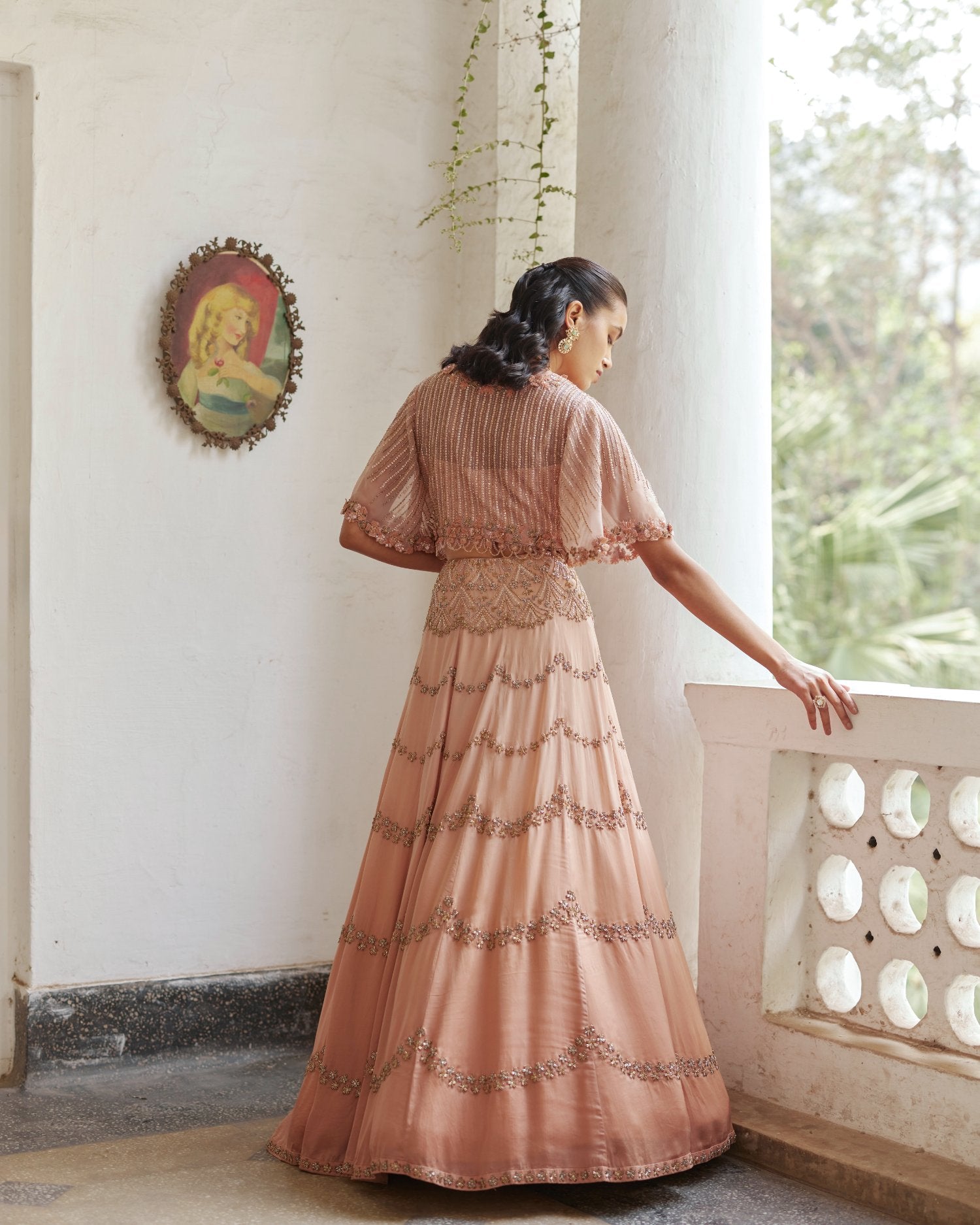 Gold Ombre Lehenga