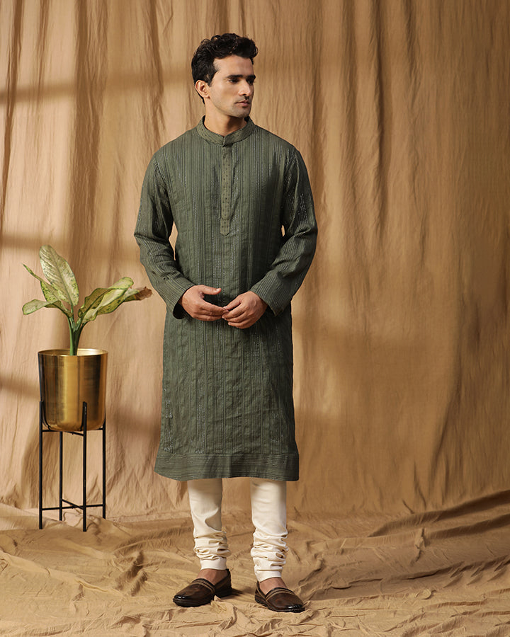 Mehandi Kurta Set