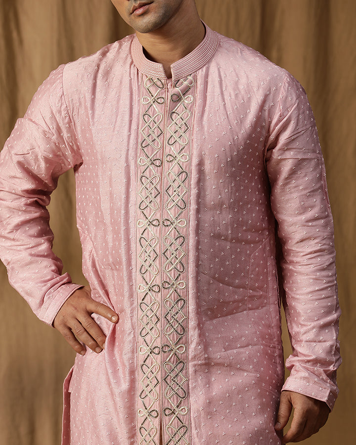 Baby Elephant Kurta Jacket Set