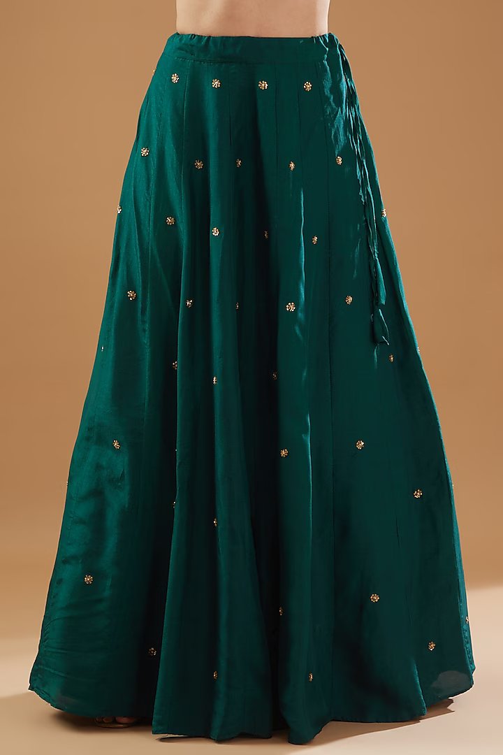 Short Anarkali with Skirt Set