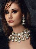 Load image into Gallery viewer, Polki Bridal Necklace Set
