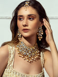 Load image into Gallery viewer, Baroque Pearl & Polki Necklace Set
