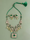 Load image into Gallery viewer, Polki & CItrine Bridal Necklace Set
