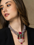 Load image into Gallery viewer, Multi Colour Bespoke Twisted Necklace
