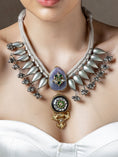 Load image into Gallery viewer, Silver Tone Bespoke Bohemian Necklace
