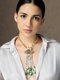 Load image into Gallery viewer, Gold Tone Tassled Bespoke Necklace
