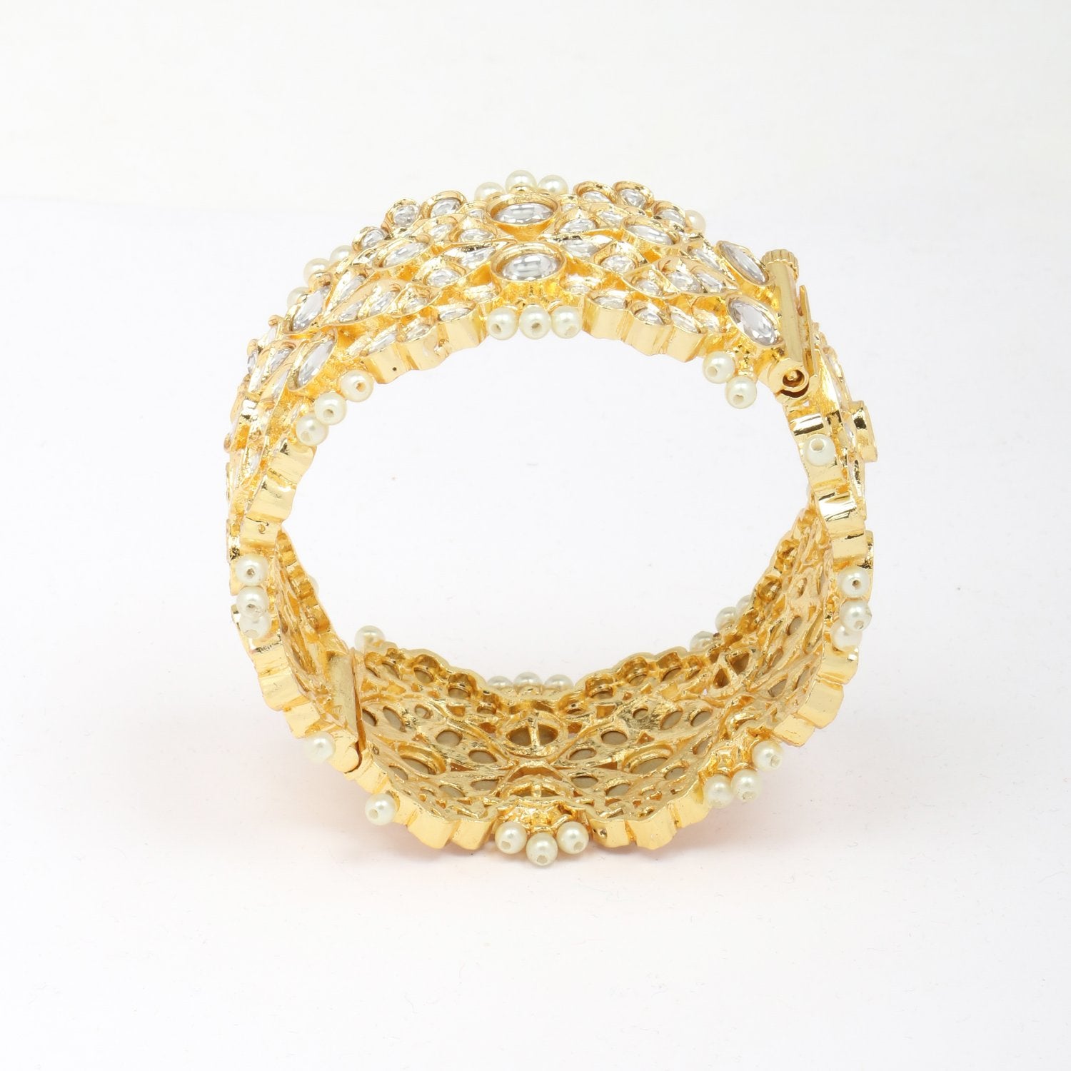 Openable Bangle In Kundan