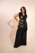 Load image into Gallery viewer, Black Applique Jumpsuit
