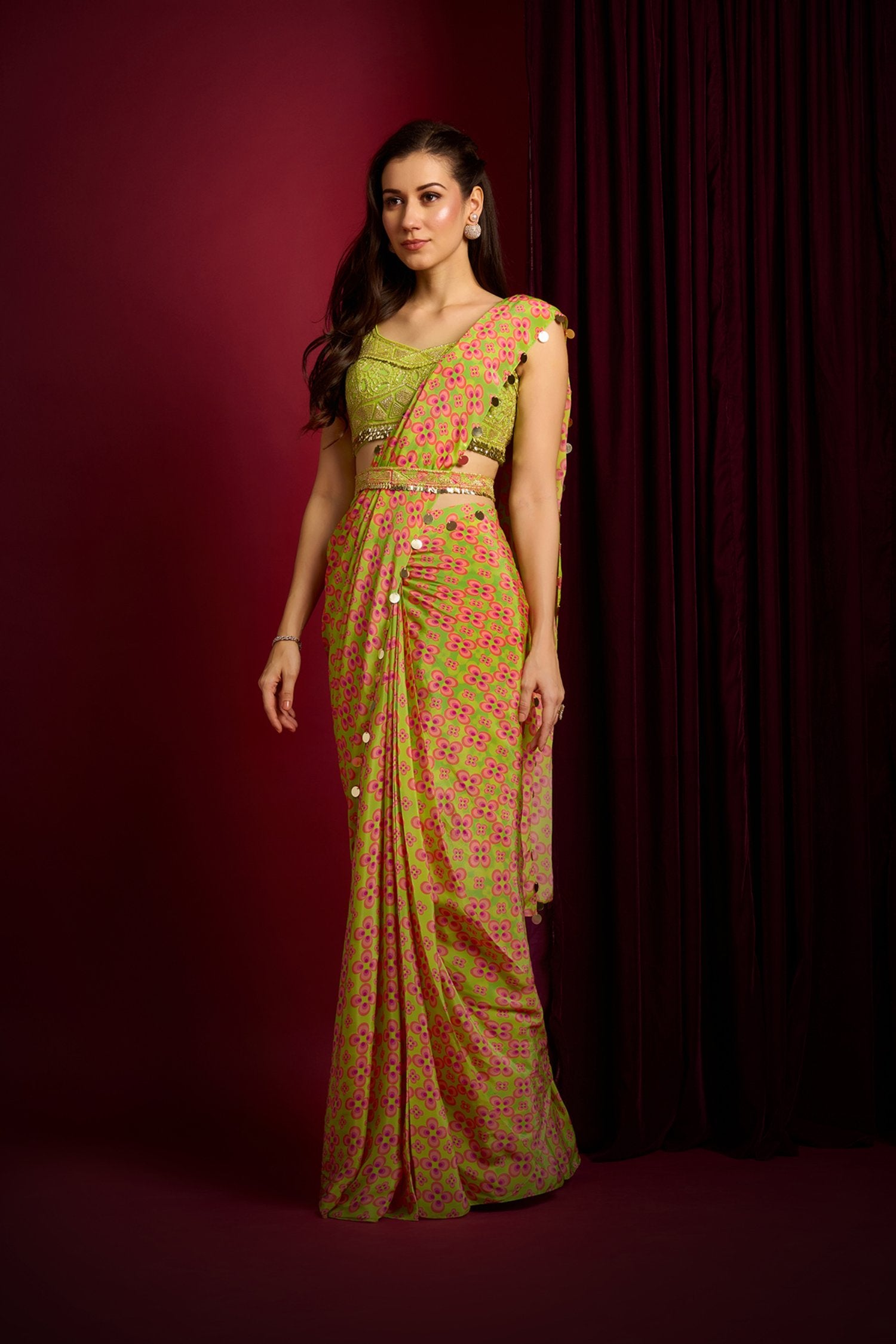 Glowtini Saree