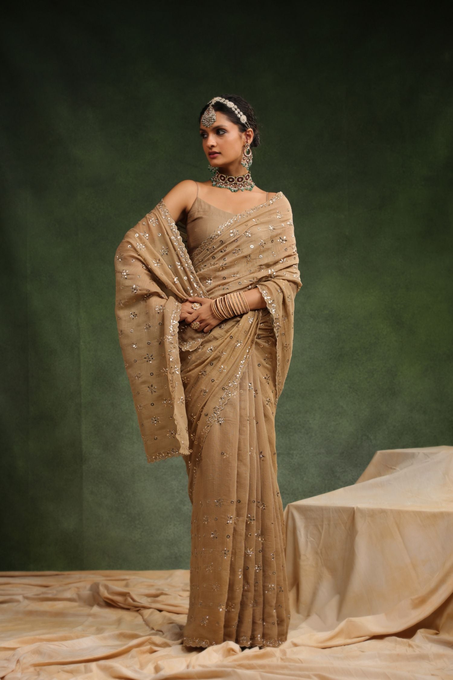 Nutmeg Saree